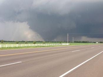 On May 20, 2013, a massive EF5 <a href="http://www.windows2universe.org/earth/Atmosphere/tornado.html">tornado</a> hit Moore, Oklahoma, devastating communities and lives.  The tornado, on the ground for 40 minutes, took a path through a subdivision of homes, destroying block after block of homes, and hitting two elementary schools just as school was ending as well as a hospital. Hundreds of people were injured, and 24 were killed.<p><small><em>Image courtesy of Ks0stm, Creative Commons Attribution-Share Alike 3.0 Unported license</em></small></p>