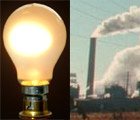 Light bulb & power plant