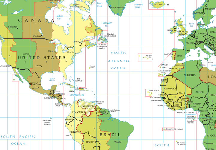 time zone map western hemisphere Time Zones Map 2019 time zone map western hemisphere
